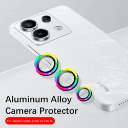1PCS 3D Camera Protector Glass For Redmi Note 13 Pro 13Pro Plus 4G 5G HD Tempered Glass Lens Metal Rear Ring Redmy Note13 Pro