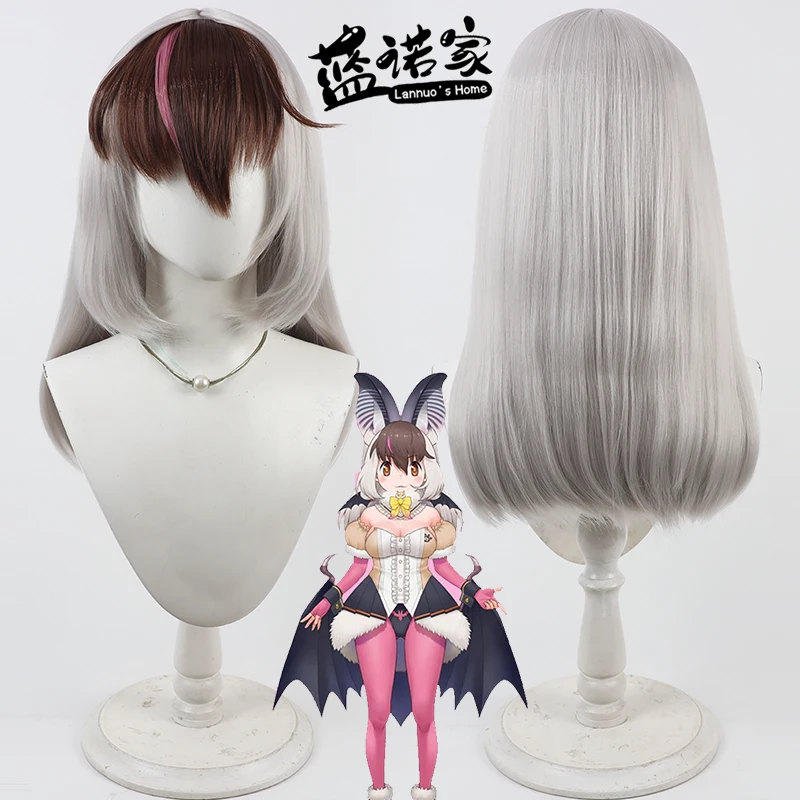 

Virtual VTuber Anchor, Kemono Friends Rabbit Bat Cos Cosplay Wig Halloween Carnival Party Props Synthetic Hair Heat + Wig Cap
