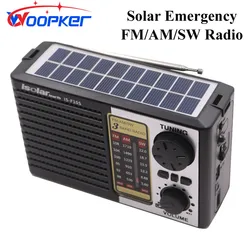 Woopker Solar Emergency Radio Multi Band High Sensitivity Radios Supports FM / AM / SW Function Bluetooth Speaker U-Disk TF Card