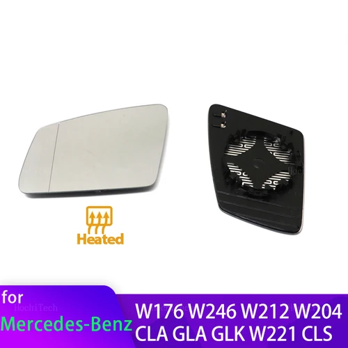 Placa retrovisora de cristal para espejo retrovisor izquierdo y derecho, para mercedes-benz A B C E GLA CLA CLS W176 W246 W212 W204 W221 W218