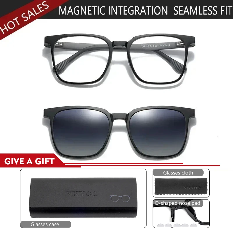 Vicky neu in Magnet clip auf optischen Myopie Brille für Männer Frauen polarisierte Sonnenbrille verschreibung pflicht ige Lesebrille tj2190 8