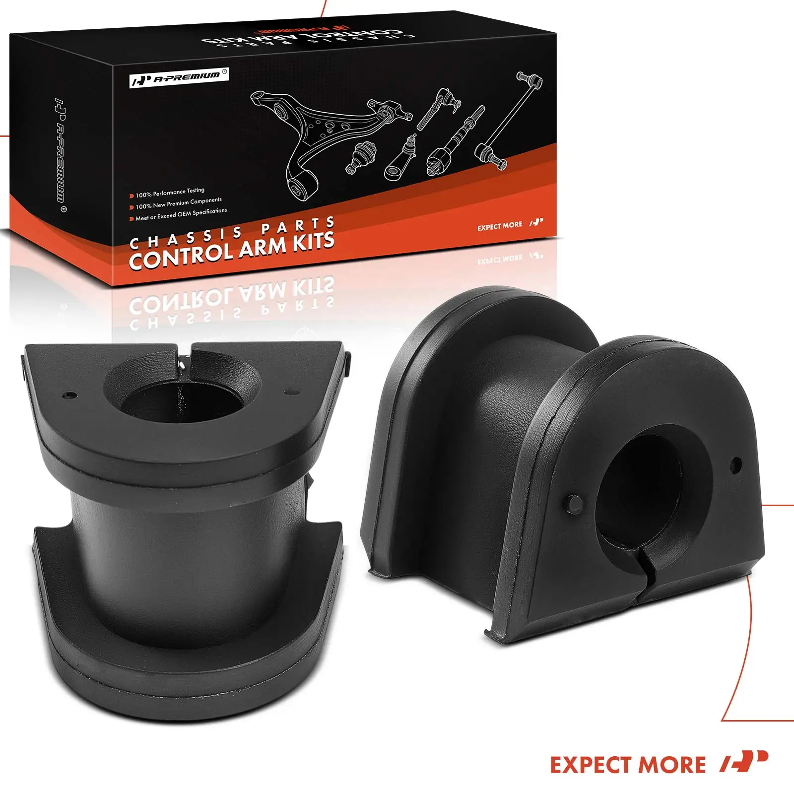 A-Premium 2x Rear Left & Right Stabilizer Bar Bushing for Subaru Impreza 2004-2007
