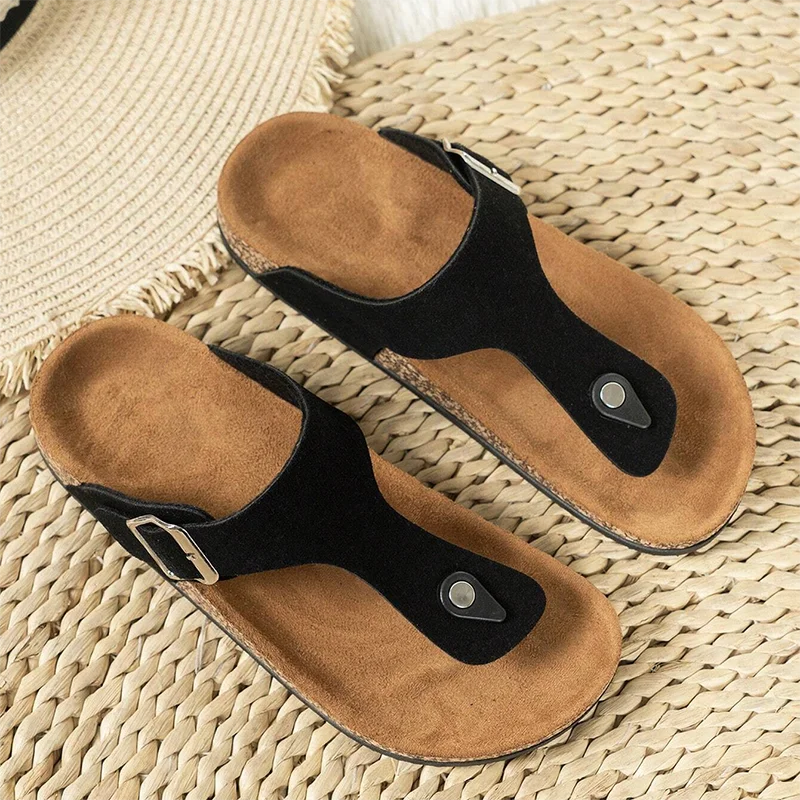 شباشب نسائية من الفلين شباشب شاطئ مريحة شرائح نسائية صيفية جديدة