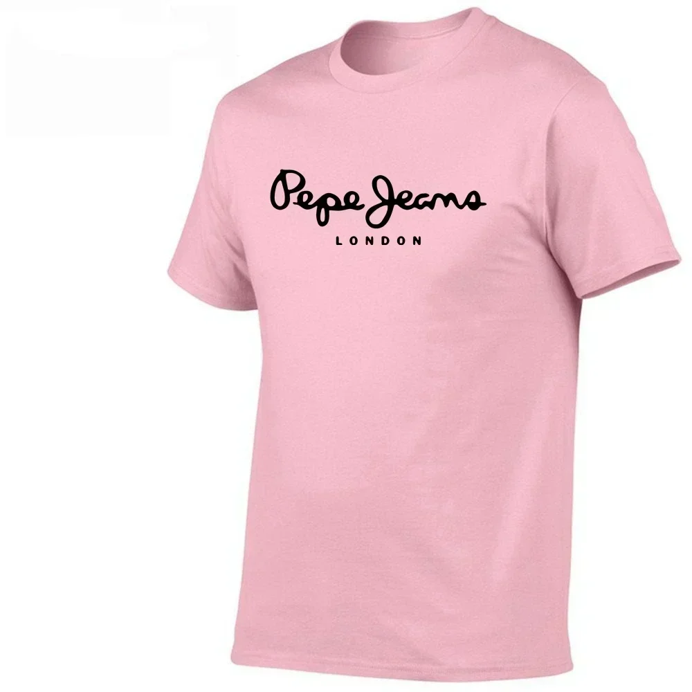 Summer Trendy High Quality Versatile Fashion T-shirt Men Women Plus Size Casual Fashion Letter Print Round Neck Short Sleeve Tee