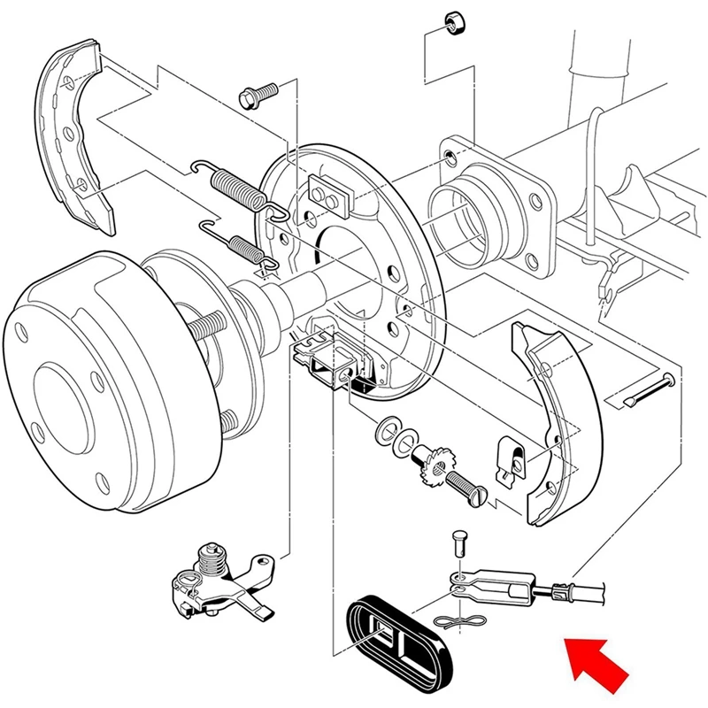 10X Brake Cable For Club Car Precedent 2008-Up,L+R Driver And Passenger Side,103528701 102557501 103528702 102557502