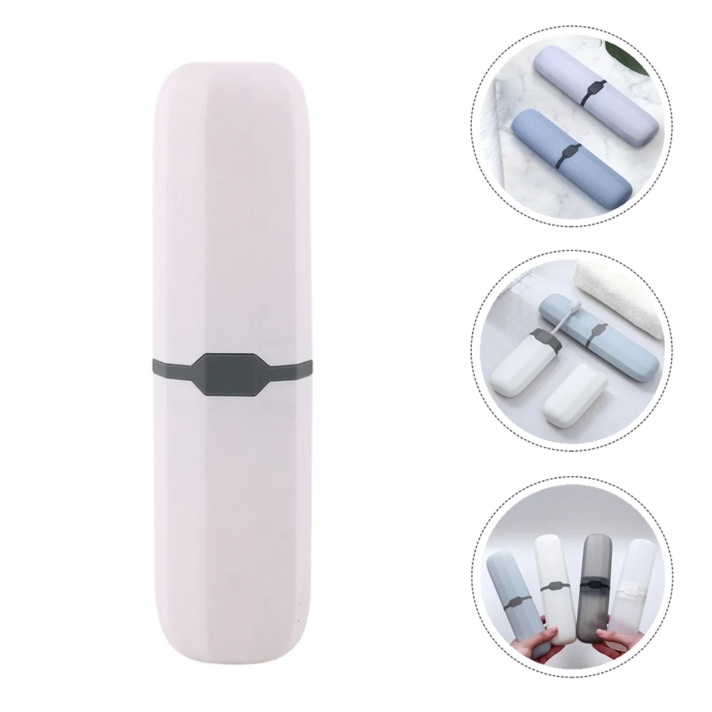 4 Pcs Tooth Paste Travel Toothbrush Case Toothpaste Holder Storage Box and Cases Outdoor