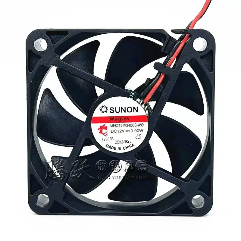 for SUNON ME60151V3-000C-A99 6015 12V 0.90W 6CM Maglev Silent Fan Original