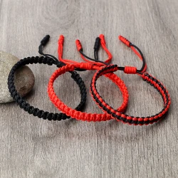 Red String Bracelets Bangles Adjustable Knot Handmade Braided Rope Bracelet Love Lucky Charm Wrist Jewelry For Women Men Friends