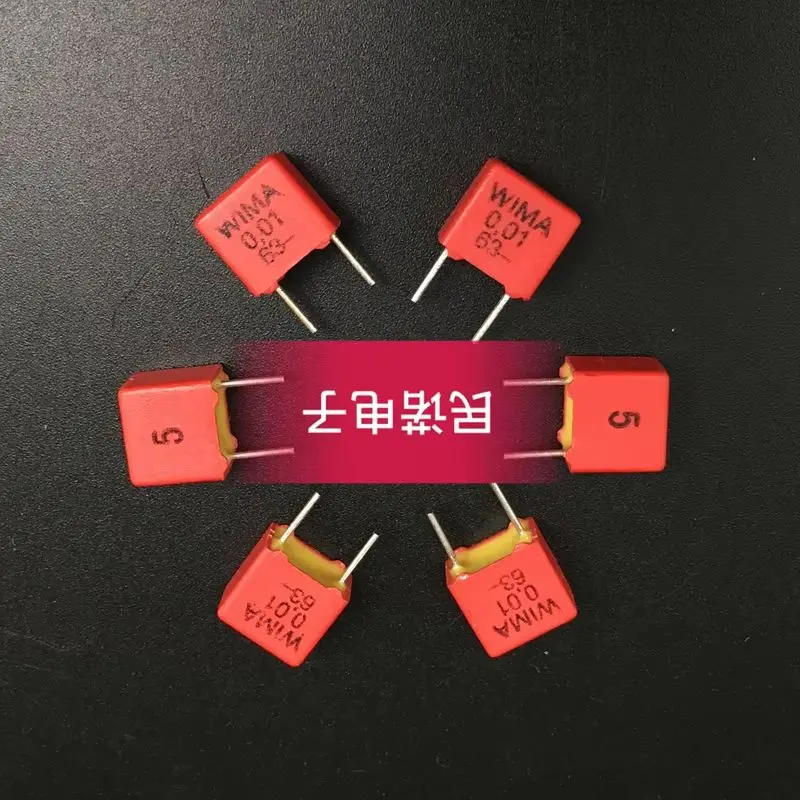 

5/10/50pcs German WIMA Film Capacitor FKP2 63V 0.01UF 63V 103 10NF Pitch 5mm Audio passive capacitor