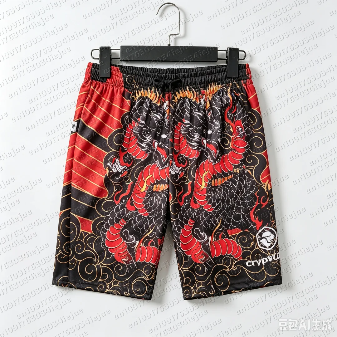 Sommer-Top-Boxer-MMA-Oktagon-Käfig Alexandre Pan T-Shirt-Shorts-Set Herren- und Kinder-Trainings- und Laufset Schnelltrocknendes Kampfset – Detail 2