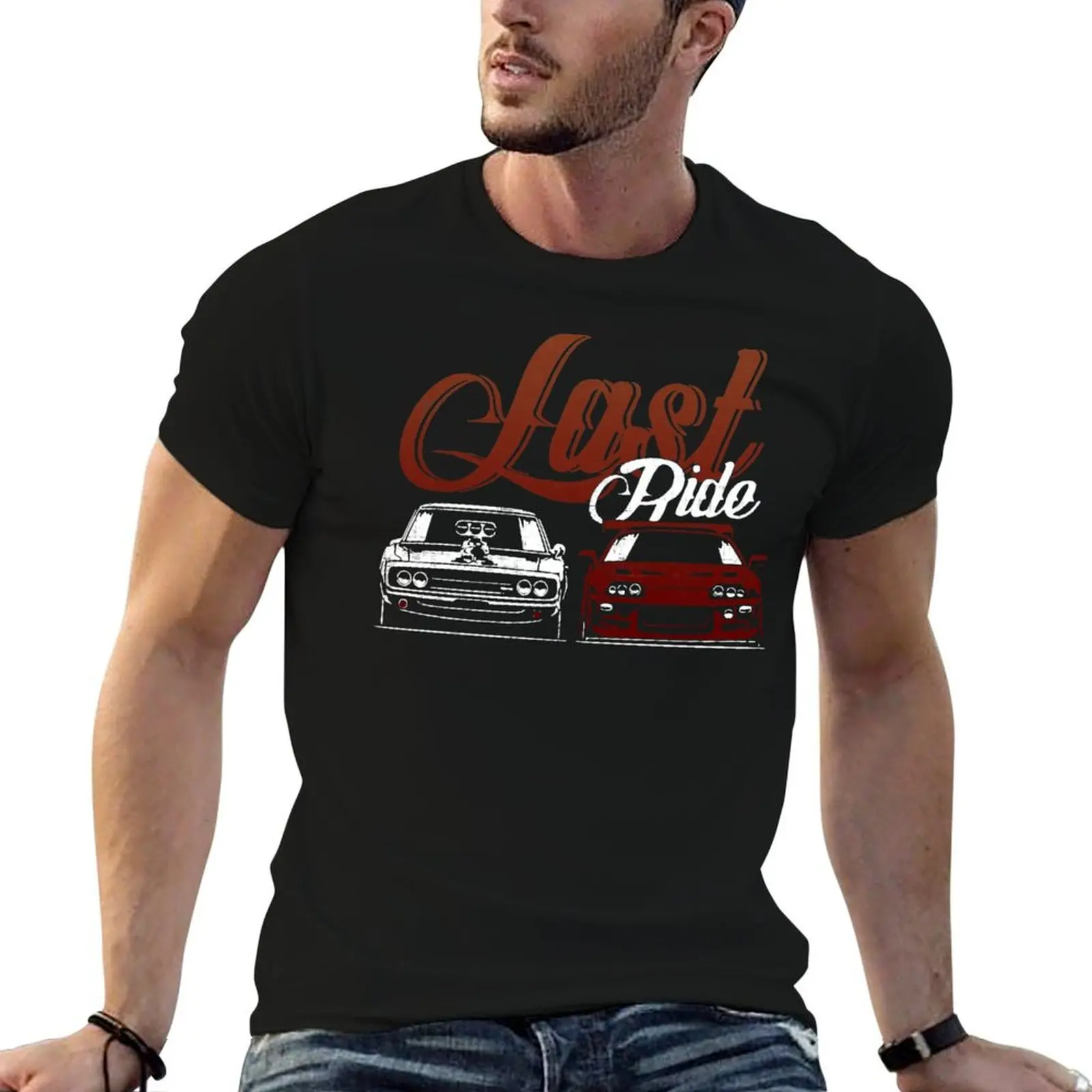 Last Ride Paul Walker Fast Furious T-Shirt anime tshirt blanks T-shirt men