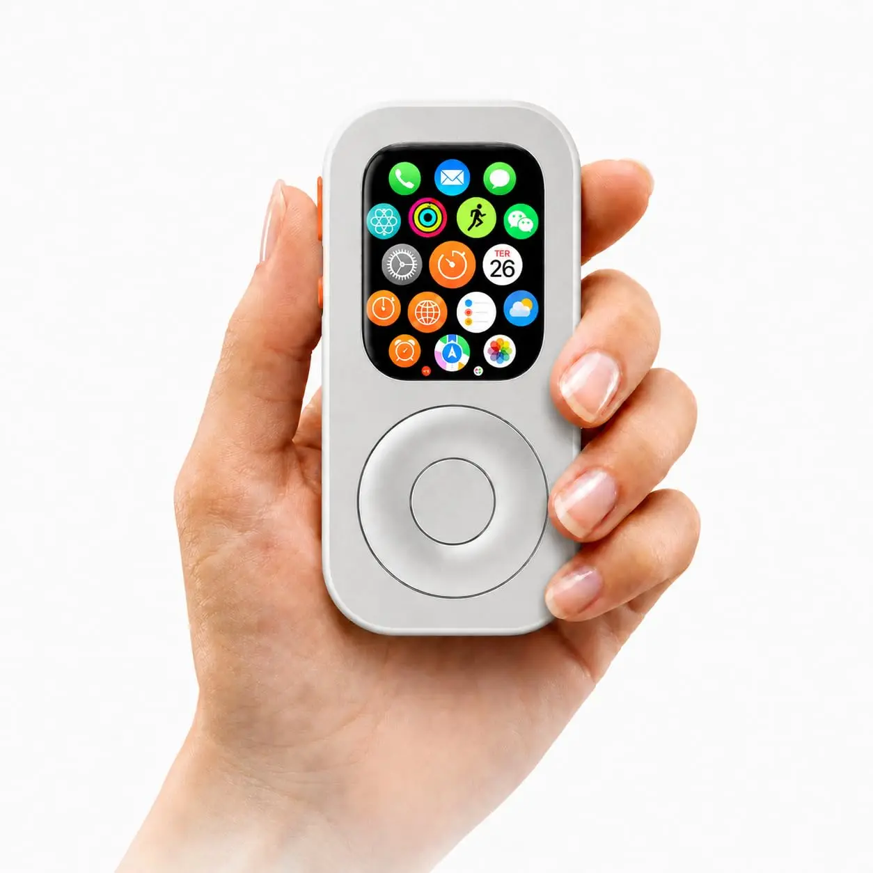 RePod Aluminum Case for Apple Watch Series S10/S11, Transform Watch into Retro Music Player, CNC Metal Protective Cover w