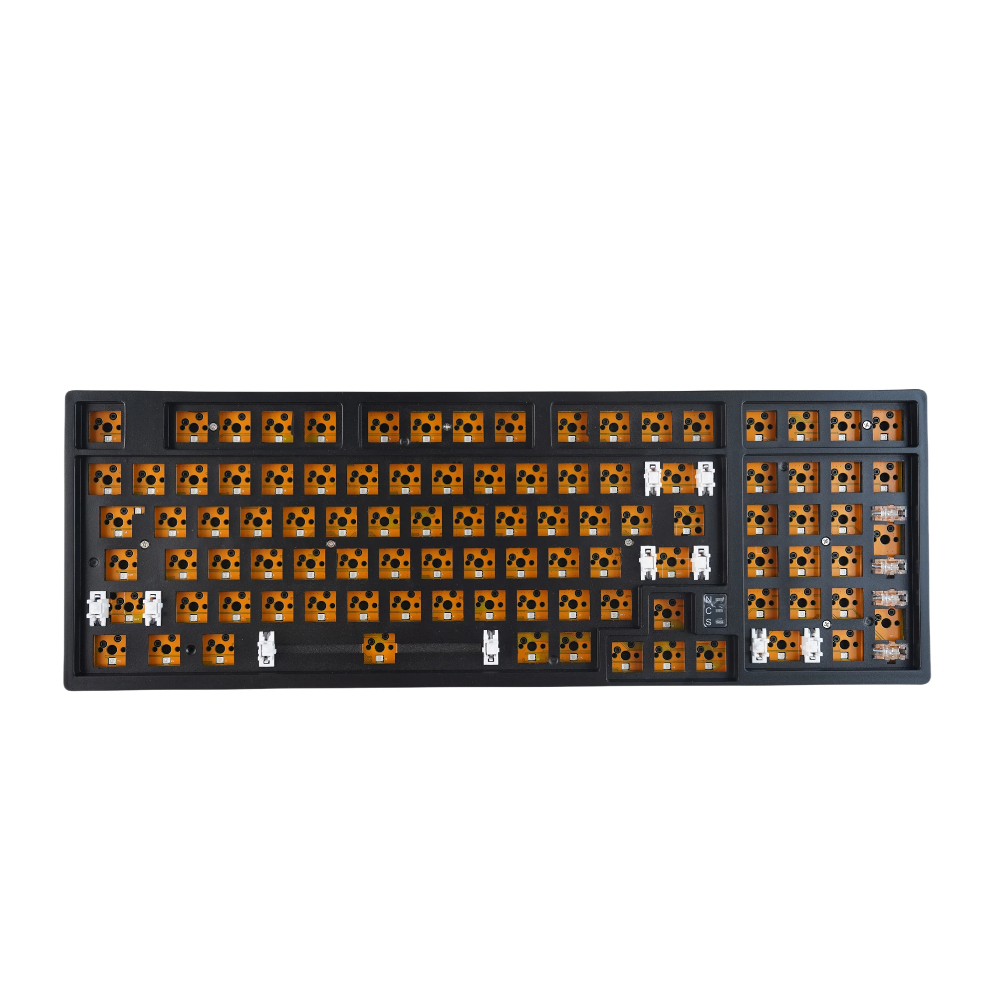 Imagem -04 - Kit de Teclado Personalizado Barebones Gaming Software Programável Rgb Pinos Compatíveis Hot Swappable Keyboard 98 para Win e Mac Hw98