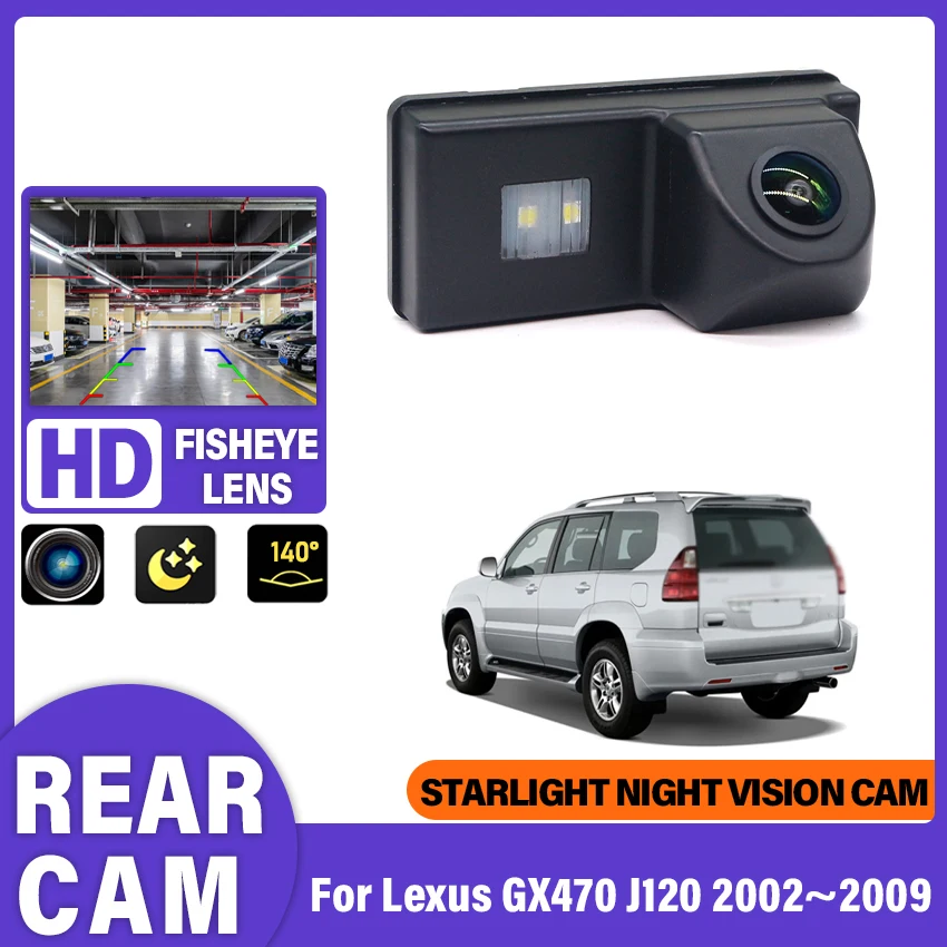 Car Rear view Reverse Camera For Lexus GX470 J120 2002 2003 2004 2005 2006 2007 2008 2009 HD Night Vision Backup Parking Camera