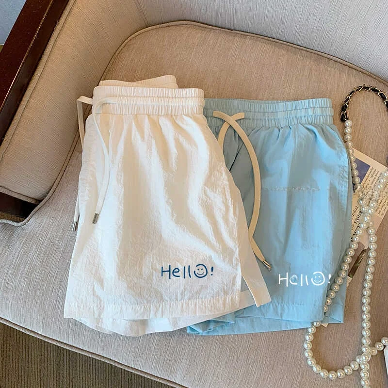 

Новые женские шорты 2024 года Taoxi Home: модные, тонкие, с высокой талией, быстросохнущие, из полиэстера, с принтом в конфетных цветах