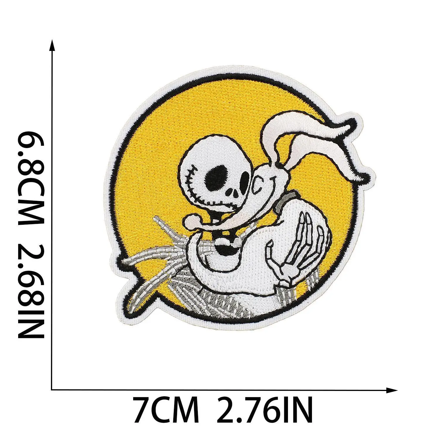 Disney The Nightmare Before Christmas Patch Embroidered Patches For Clothing Iron On Patches On Clothes Patch DIY Garment Decor