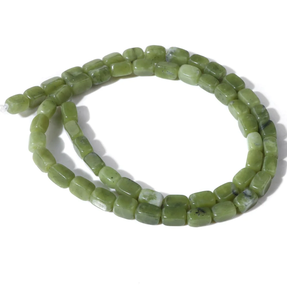 Cuboid Natural Stone Beads Gems Crystal Rectangle Shape Howlite Jades Loose Beads For Jewelry Making DIY Charm Bracelet 4x6mm