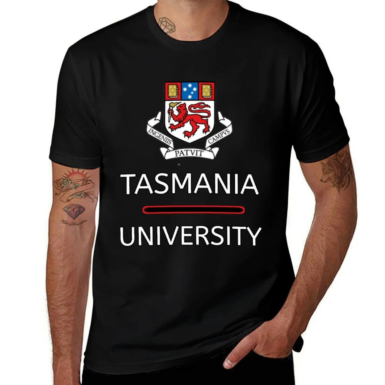 university-of-tasmania- (1) T-Shirt Basic Simple Casual Short Sleeve Tee T-Shirt