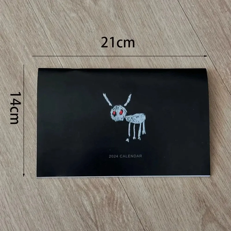 居間のためのボスロードレイクカレンダー、あなたは出ています、オフィスの面白い、細かい仕上げ、すべての犬、2024