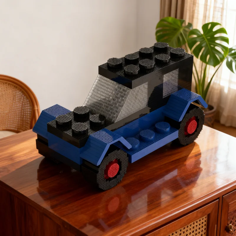 

3943 детали MOC: Крупномасштабная классическая модель такси №608 для города, конструктор, креативный подарок, DIY-декор для взрослых и детей, настольный набор премиум-класса