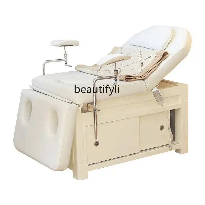 

Electric Lifting Private Confinement Center Beauty Therapy Postpartum Nursing Rehabilitation Bed Gynecological Examining Table