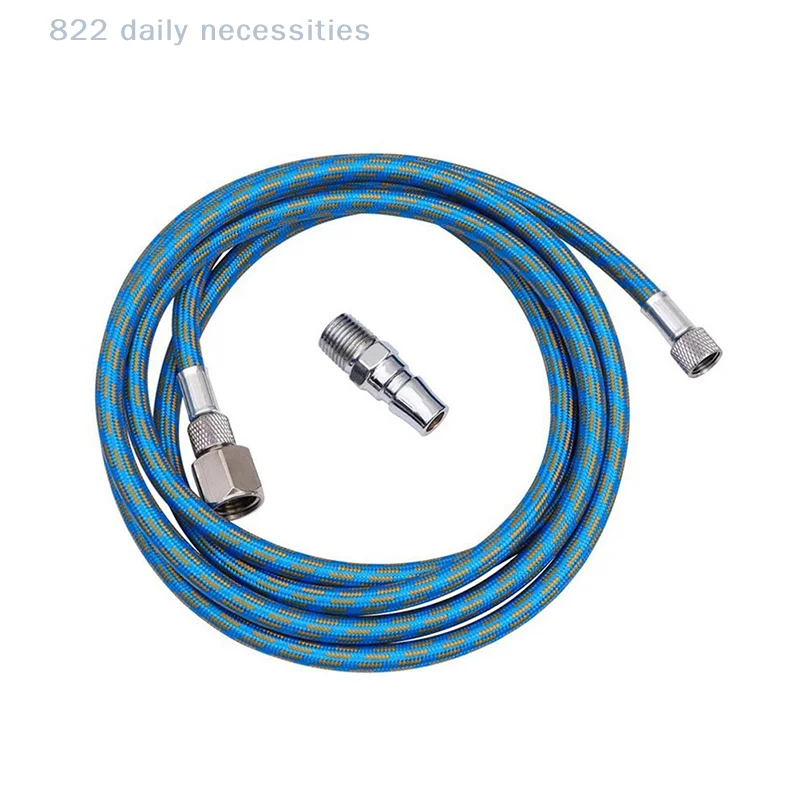 convenient180cm Nylon Braided Airbrush Air Hose Spray Pen Nylon Airbrush Air Hose Tube Fits Most Brand 1/8