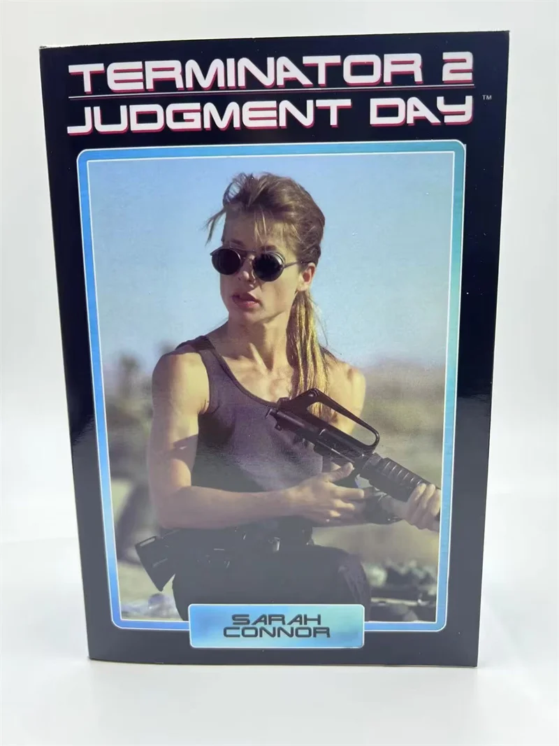 NECA Terminator 2 Judgment Day Sarah Connor Action Figure Judgment Day T-800 Sarah Connor PVC Model Collection Gift Toys 16CM