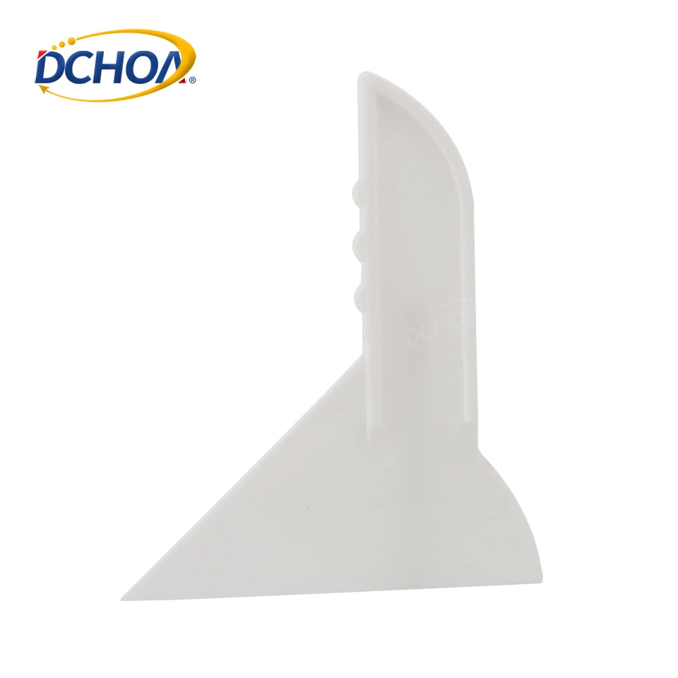 DCHOA 2PCS Plastic Scraper for Vinyl Wrap Car Window Tint Glass Cleaning Water Removal Film Installation Corner Detail Tool