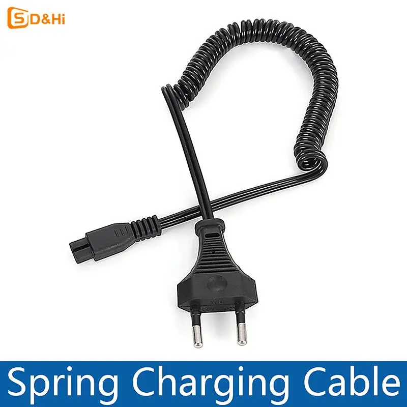 Charger Spring Cord Adapter for Shaver HQ6675 HQ481 HQ489 HQ282 HQ380 HQ382 HQ384 HQ3605 Power Adapter US Plug