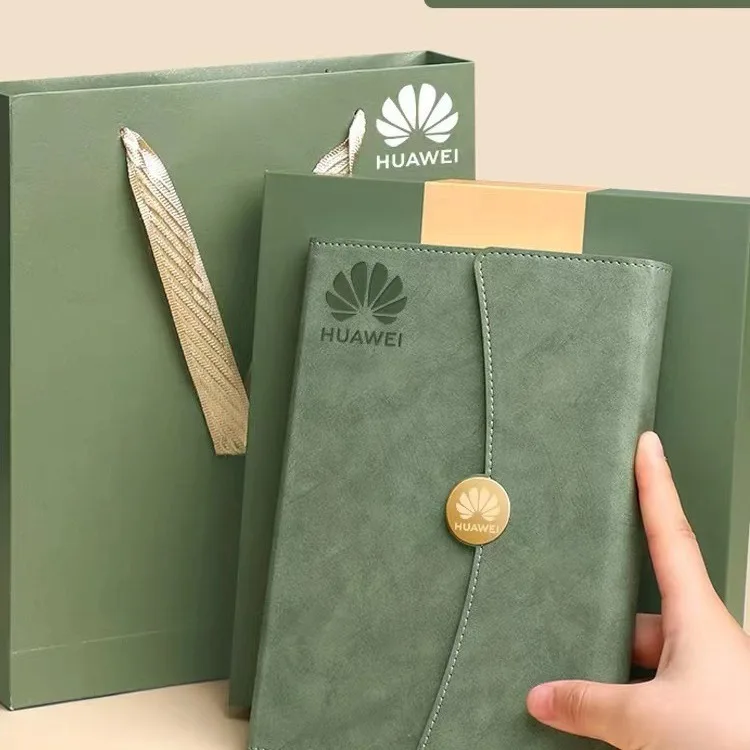 A5 notebook gift box set with logo printing, high-end business notebook conference and office enterprise activity companion gift