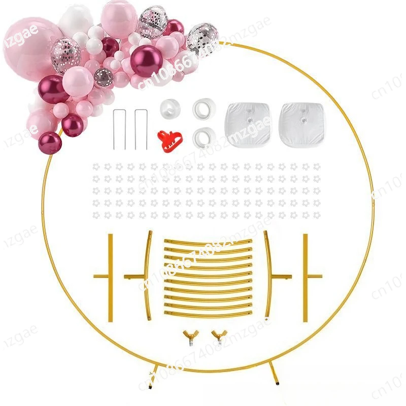 

Кованая круглая арка для свадебного декора – быстросъемный держатель для воздушных шаров и элегантный реквизит для церемоний