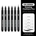 6 Pcs-Black
