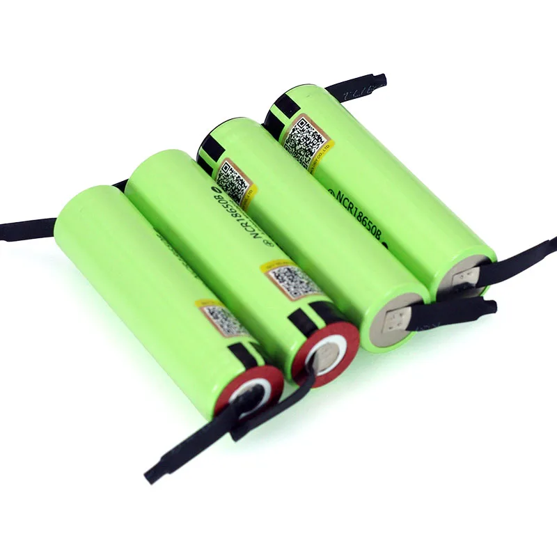 Liitokala-batería recargable de iones de litio 18650 NCR18650B, 3,7 V, 3400mAh, hoja de níquel para manualidades