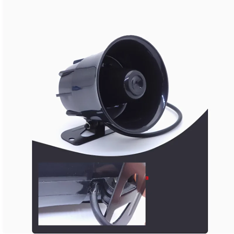 Truck reversing horn 24V human voice three in one left and right turn warning horn waterproof