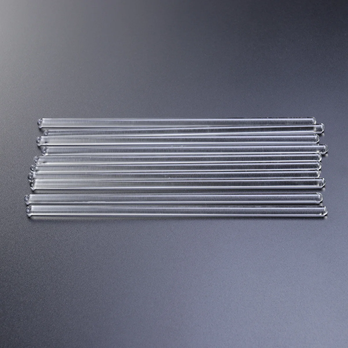 

10Pcs Glass Stirring Rods Hardened Clear Long Lasting High Temperature Resistant for Stirring Hot Cold Drinks Cocktails