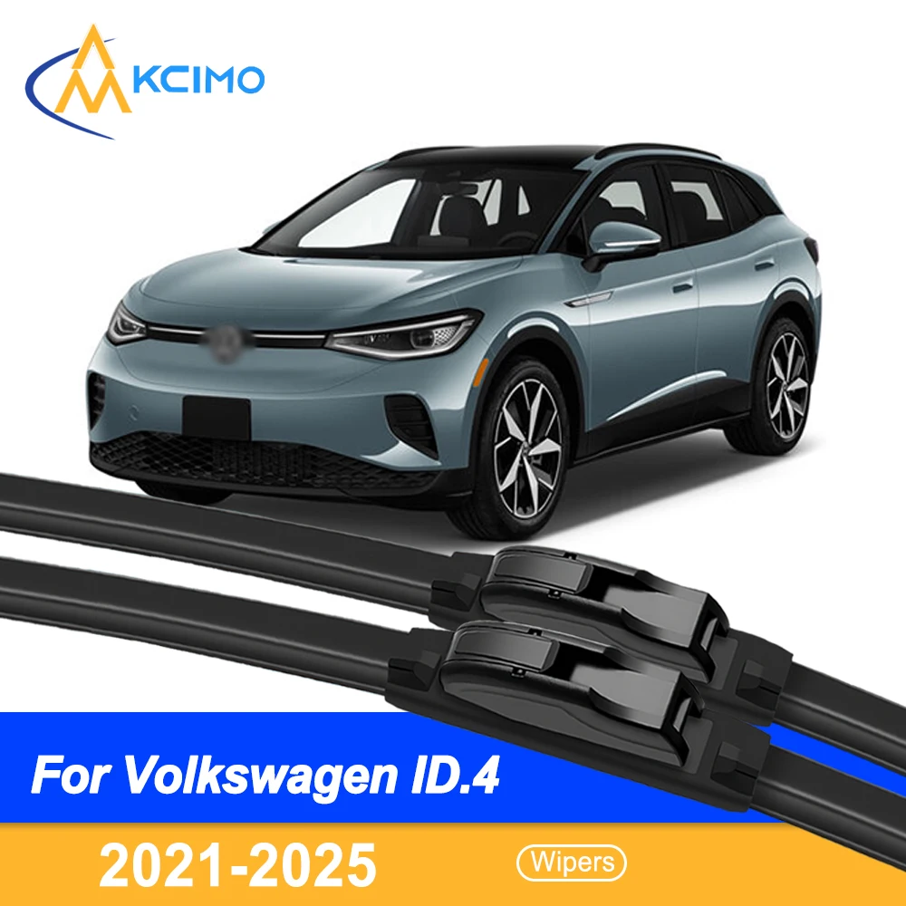 

For Volkswagen ID.4 2021-2025 Car Front Wiper Blade - All Weather Silent Windshield Wiper Accessories 2 Pieces