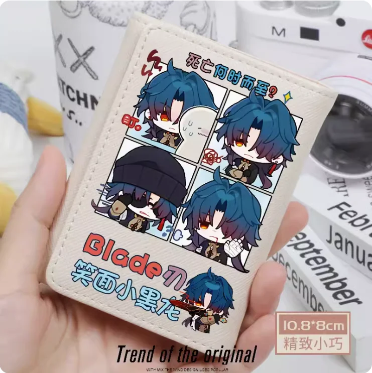 

Anime Honkai: Star Rail Blade Fashion Wallet PU Purse Card Coin Hasp Money Bag Cosplay Gift B095