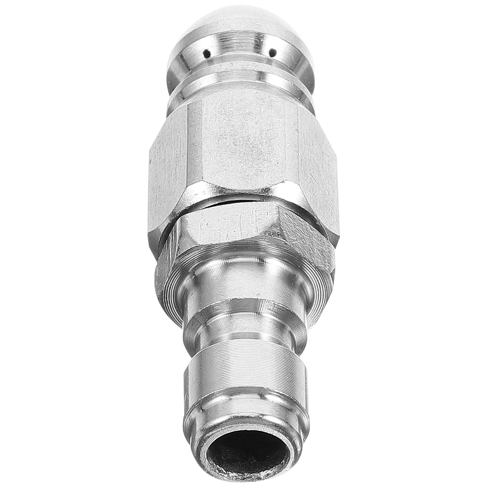 

Stainless Steel High Pressure Nozzle Compact Easy Install Cleaning Machine Parts Nozzle Sewer Unclogging Jet Washer