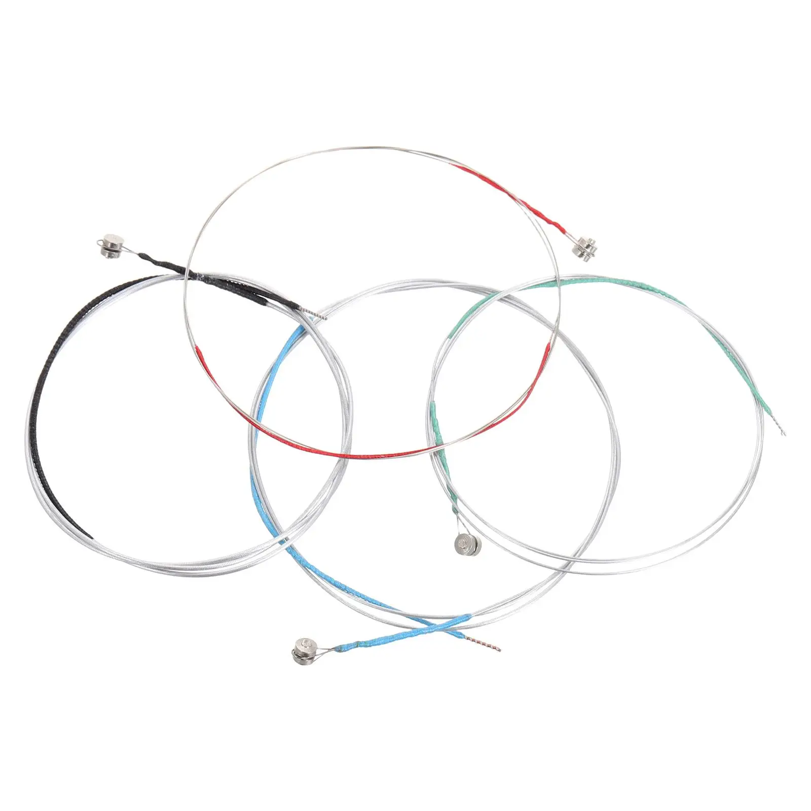 

4 Pcs Violin Strings Set Pure Sound Durable Material Accurate Tuning Easy Installation Musical Instruments Beginner Practice