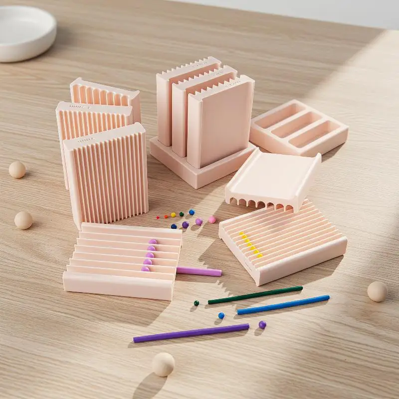 Clay Bead Making Tool Reusable Pottery Rolling Shaping Kit for Family Craft Party DIY Handmade Jewelry