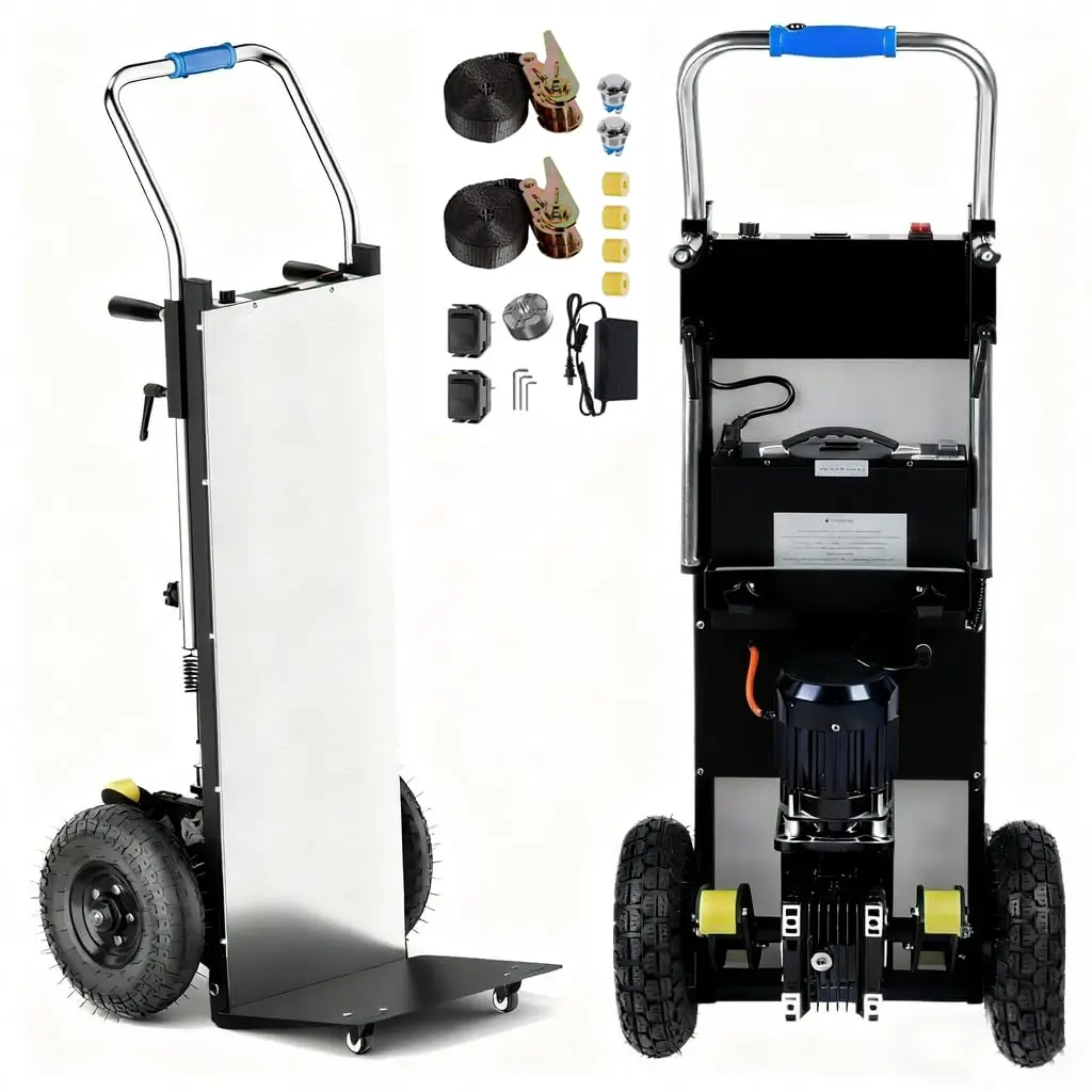 

Электрическая тележка для подъема по лестнице, 1200 Вт, складная, с большой грузоподъемностью, настраиваемая