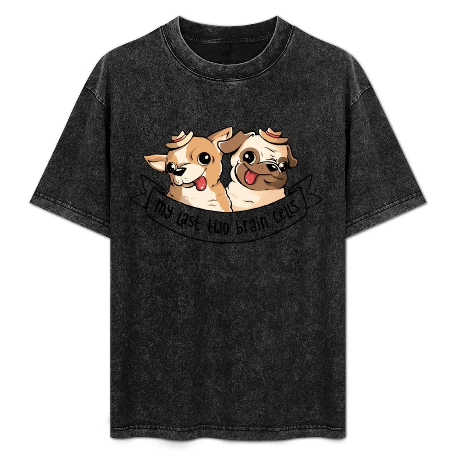 My Last Two Brain Cells - Cute Funny Dog Gift T-Shirt graphic t shirts anime stuff custom t shirt t shirt men 100℅ cotton