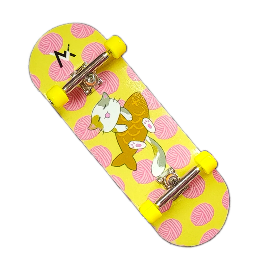 Professional Finger Skateboard 34mm Maple Single Axis Wide Plate Creative Toy Customized Gift