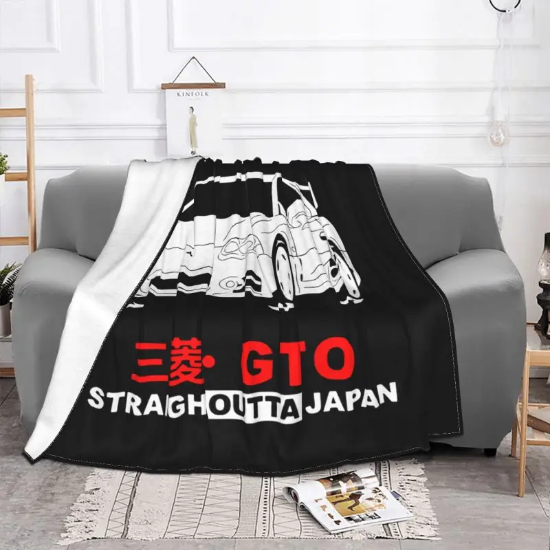 Mitsubishi Gto Blanket Casual New Style Dual Purpose Bedding Supply Camping Blanket