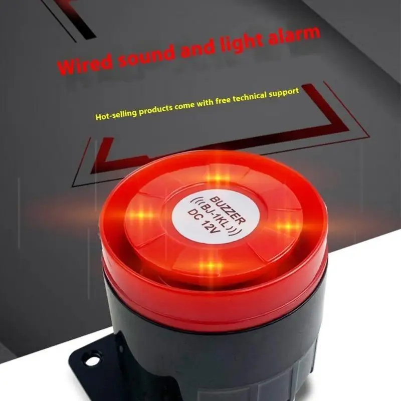 Hệ thống báo động an ninh 120dB Decibel cao 652F Cảnh báo bằng còi cho sự an toàn của văn phòng tại nhà