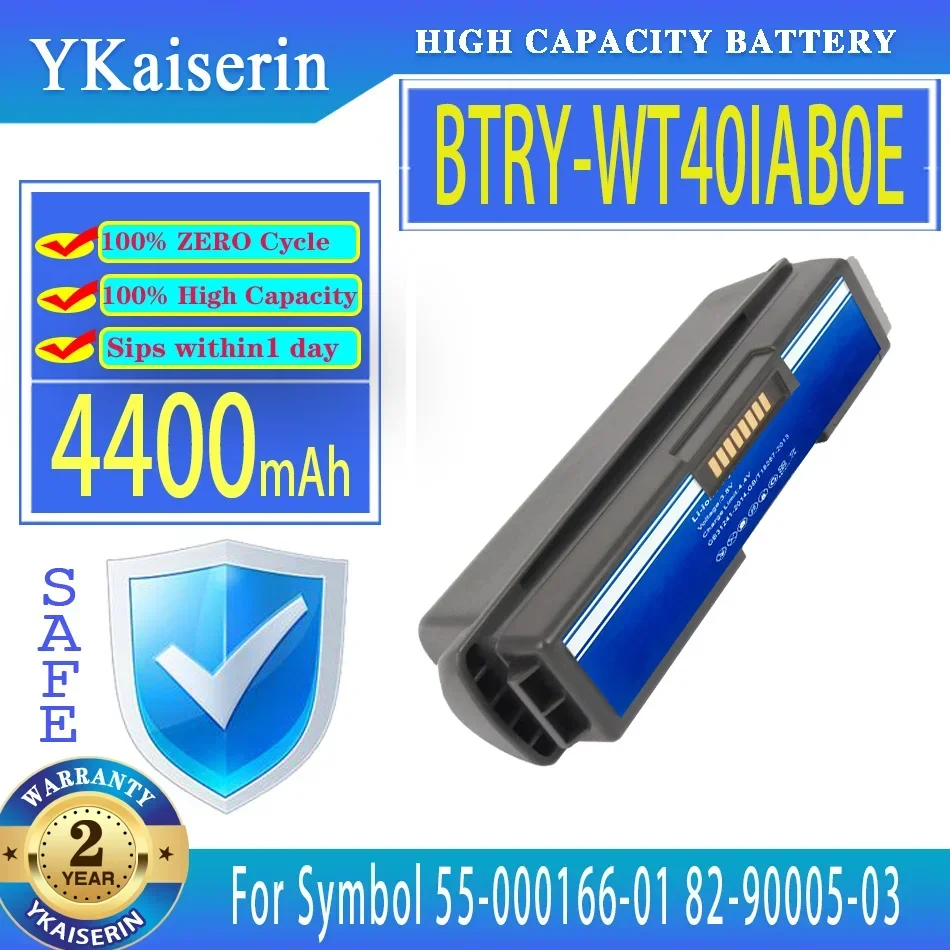 YKaiserin 4400mAh Battery BTRY-WT40IAB0E For Symbol WT4000 82-90005-03 82-90005-05 55-000166-01