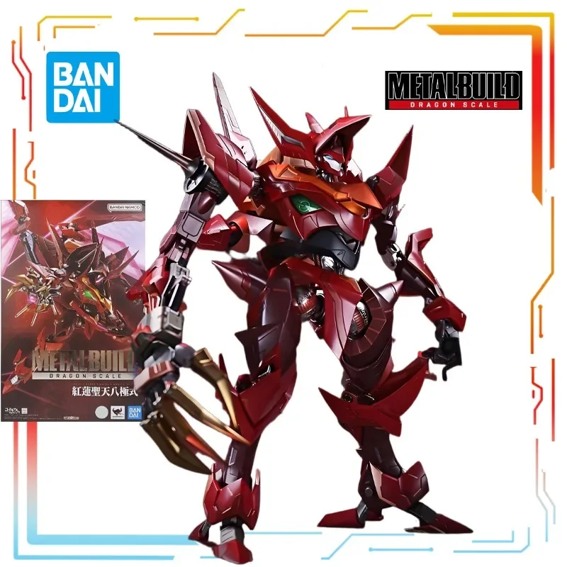 Bandai METAL BUILD DRAGON SCALE Guren S.E.I.T.E.N. Eight Elements, Code Geass Anime Mecha Action Figure, Finished Model Toy Gift