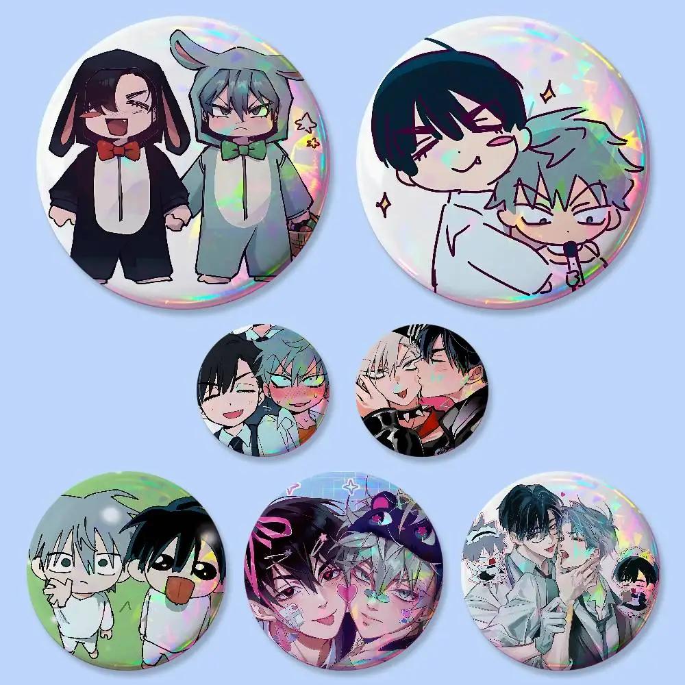Alien Stage Ivan And Till Badges Button Round Creative Pin Brooch Badge Bag Decor Accessories Fans Collect Friends Gifts
