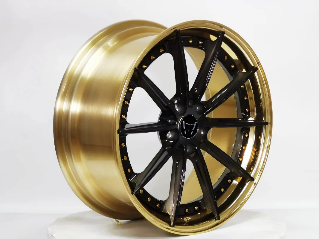 Factory Price D6498 Work Meister Forged 8x170 Wheels Rims 16 Inch 5 Holes 5x100 New Bronze Finish Aluminium Alloy 40mm/25mm
