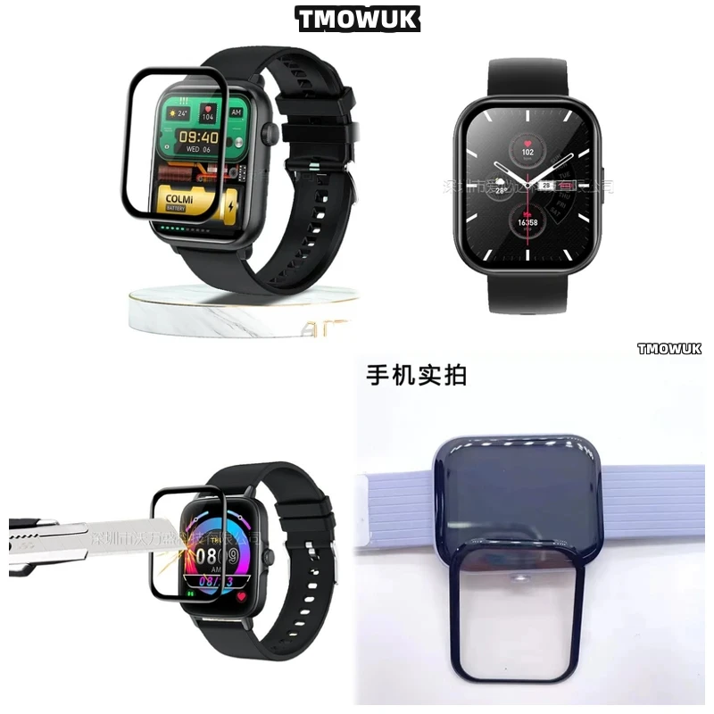 

For Colmi C60 C80 P68 P28 Screen Film, Full Cover Soft Flexible Anti - Scratch PMMA 3D Curved Guard